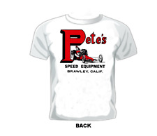 Vintage Racehot Rodracegasserdrag T-shirt Petes Speed Equipment