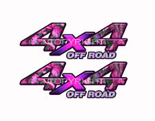 4x4 Offroad Pink Camo Decals Truck Graphic Laminated Stickers Suv 2pack Km002or