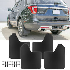 For Ford Explorer 2011-2023 4x Wide Rally Mud Flaps Splash Guard Mudguard Black