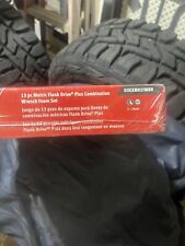 New Snap-on 13pc 12pt Metric Flank Drive Plus Combo Wrench Red Foam Soexm01fmbrx