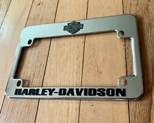 Harley Davidson Chrome Motorcycle License Plate Frame