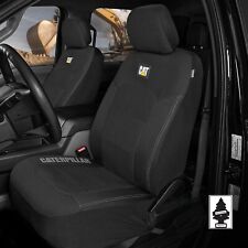 For Honda Caterpillar Car Truck Seat Covers For Front Seats Set - Black Bundle