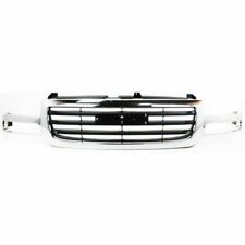 New Chrome With Black Grille For 2003-2006 Gmc Sierra 1500 Ships Today