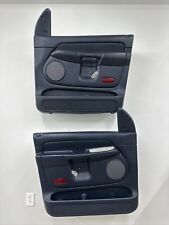 02-05 Dodge Ram 1500 Set Of Front Power Door Panels Oem From A Quad Cab Blue