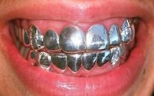 Custom Silver Grillz In .925 In This Exact Style Top 8 And Bottom 8 Teeth