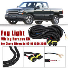 For Chevy Silverado Fog Light Wiring Harness-kit 2003-2007 1500 2500 Hd Classic
