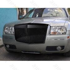 Black Rolls Royce Phantom Style Front Hood Grille Grill Fit Chrysler 300 300c