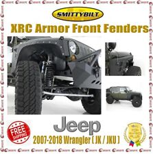 Smittybilt Xrc Armor Front Fenders Matte Black For 07-18 Jeep Wrangler Jk 76880