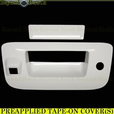 2007-2013 Chevy Silverado Tailgate Handle Cover Wcam Hole Wa8624 Olympic White