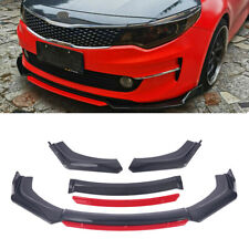 Front Bumper Lip Spoiler Splitter Carbon Fiber Look For Toyota Corolla 2009-2013