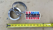 Borg Warner S300 Marmon X 3.5 Tube Billet Stainless Exhaust Flange Clamp