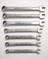 Craftsman 7 Piece 6-12mm Metric Combination Wrench Set V Series 12pt Usa