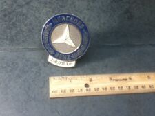 Vintage Mercedes Benz Mileage Award Metal 250000 Km Emblem Badge