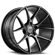 4 19 Staggered Savini Wheels Bm14 Gloss Black W Ddt Rims B30