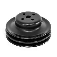 65-70 Ford Mustang Water Pump Pulley V8 Black Double Groove W Ac - 5 1316
