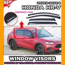 Window Visors For 2023 2024 Honda Hr-v Deflector Rain Guard Vent Shade
