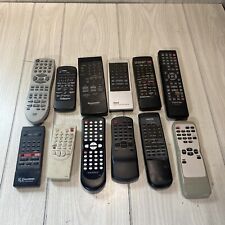 Lot Of 12 Various Remote Controls Stereovcrtvdvd As Is Untested Sanyo Rca Etc