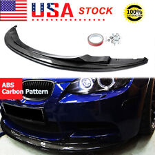 Gts Style Carbon Look Abs Front Bumper Lip Spoiler For Bmw E90 E92 E93 M3 08-13