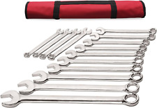 14-piece Premium Extra Long Large Size Sae Inch Combination Wrench Set Fract...