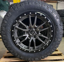 20x9 Fuel D680 Rebel Gray Wheels 33 Nitto Ridge Tires 6x135 Ford F150 Expedition