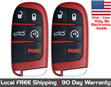 Lot 2x New Replacement Remote Key Fob Shell Case For Dodge Chrysler Jeep