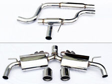 4 Dual Stainless Tips Catback Exhaust Mufflers For Vw Gti Mk7 2.0t 2015-2017