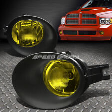 For 02-09 Dodge Ram 1500 2500 3500 Amber Lens Fog Light Lamps Wbezelswitch