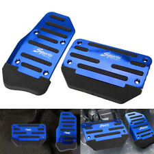 2x Blue Universal Car Non-slip Automatic Transmission Foot Brake Pedal Pad Cover