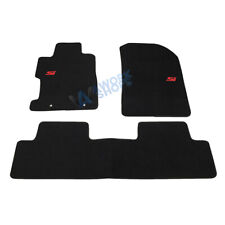 For 06-11 Honda Civic 2dr 4dr Nylon Floor Mats Carpets Front Rear W Si 3pcs Set