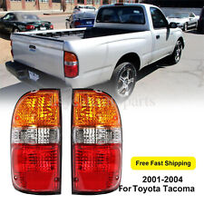 Pair Left Right Tail Lights Brake Lamps For Toyota Tacoma 2001-2004 Wbulbs