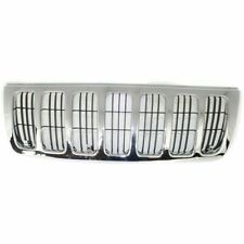 New Chrome Grille For 1999-2003 Jeep Grand Cherokee Ch1200234 Ships Today