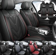 For Volkswagen Jetta Nappa Leather Car Seat Cover Front Rear Full Set Protector
