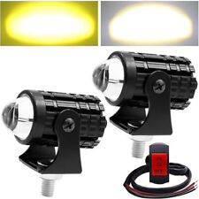 Pair Led Work Light Bar Fog Driving Spot Pods Lamp Off Road Suv 4wd Yellow White
