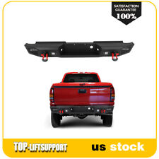 Steel Rear Bumper With Led Lights D-rings For 1999-2006 Chevy Silverado 1500