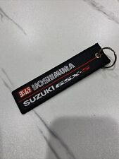 Yoshimura Suzuki Gsx-s Warning Double Sided Embroidered Keychain