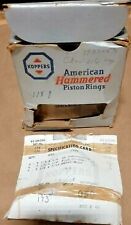 1937-53 Chevy 216 Cid 6 Cylinder Piston Ring Set American Hammered 173 .030