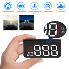 For All Car Gps Hud Gauges Digital Head Up Display Speedometer Overspeed Alarm