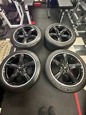 19-20 Ford Mustang Bullitt Wheel Set Rim With Tire Staggered 19 Factory Oem