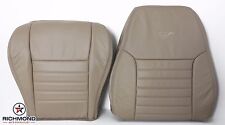 2000 2001 Mustang Gt -driver Side Complete Perforated Leather Seat Covers Tan