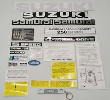 Suzuki Samurai Emblems And Decals Gray