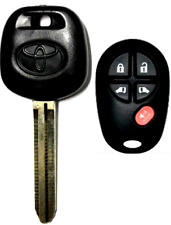 Toyota Sienna Transponder Chip Key 44d Dot 5 Button Keyless Remote Gq43vt20t