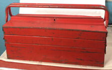 Vintage Snap On Portable Tool Box Chest Shop 5 Sliding Tray Metal Cantilever