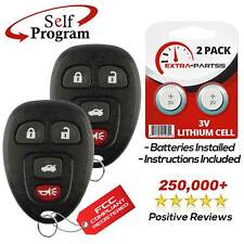 2 For 2006 2007 2008 2009 2010 2011 2012 2013 Chevrolet Impala Remote Key Fob