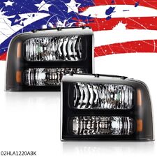 Fit For 2005-2007 F250 F350 F450 Super Duty Replacement Headlights Headlamps New