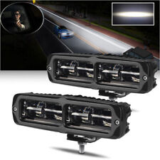 2x 6inch Led Work Light Bar Spot Pods Fog Lamp Offroad Driving Truck 4wd Suv Atv