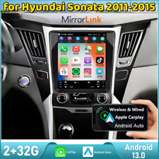 For 2011-2015 Hyundai Sonata Apple Carplay Car Stereo Radio Android 13 Gps Navi
