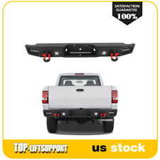 Rear Bumper Black Texture Fits 1993-2011 Ford Ranger Bumper With Led Lights