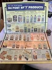 1960s Dupont Automotive Paint Products Poster Awesome Color Graphics