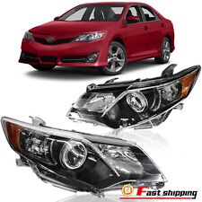Fit 2012 2013 2014 Toyota Camry Halogen Projector Headlights Assembly Leftright