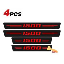 4 For Dodge Ram Accessories 1500 Red Letter Cab Door Sill Plate Protector Cover